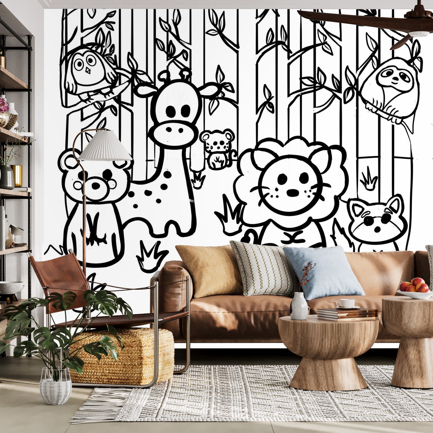 Color my Walls Baby Jungle Wall Murals