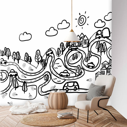 Color my Walls A Drive in the Country Wall Murals