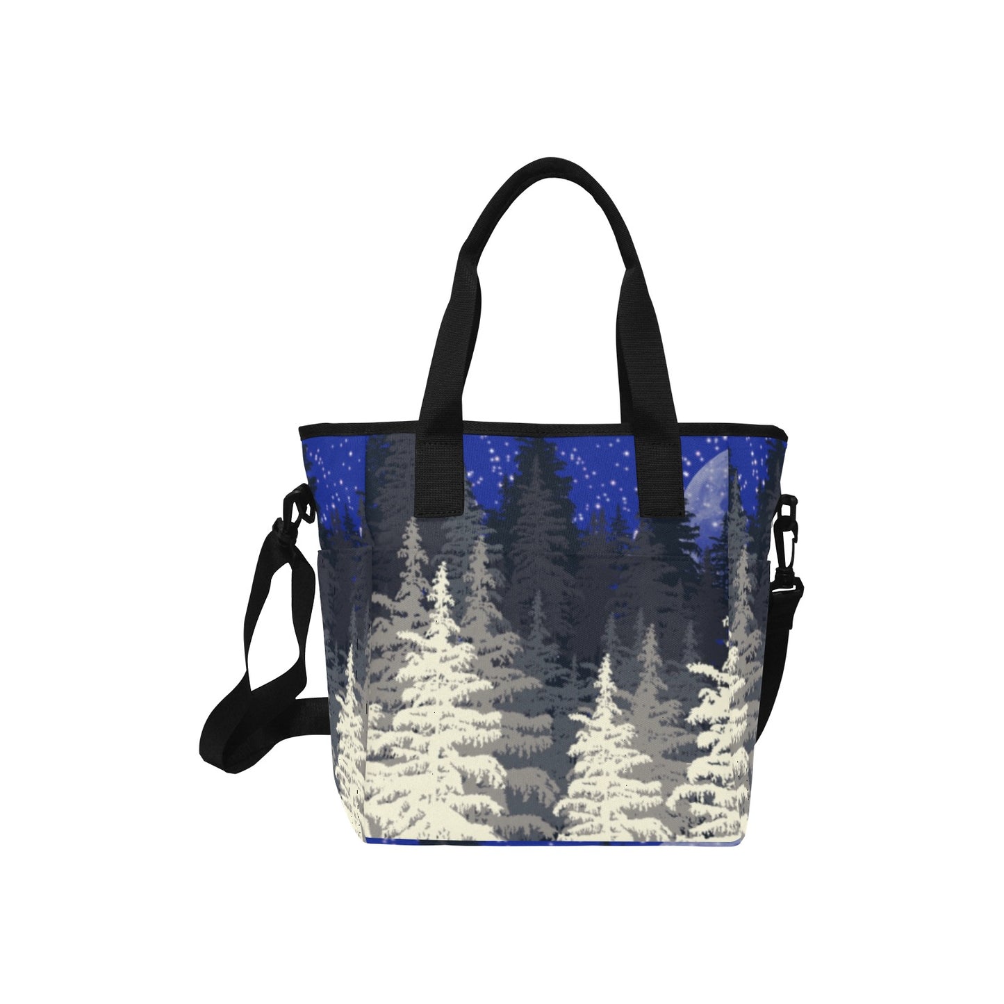 Forest Tote Bag with Shoulder Strap (1724)