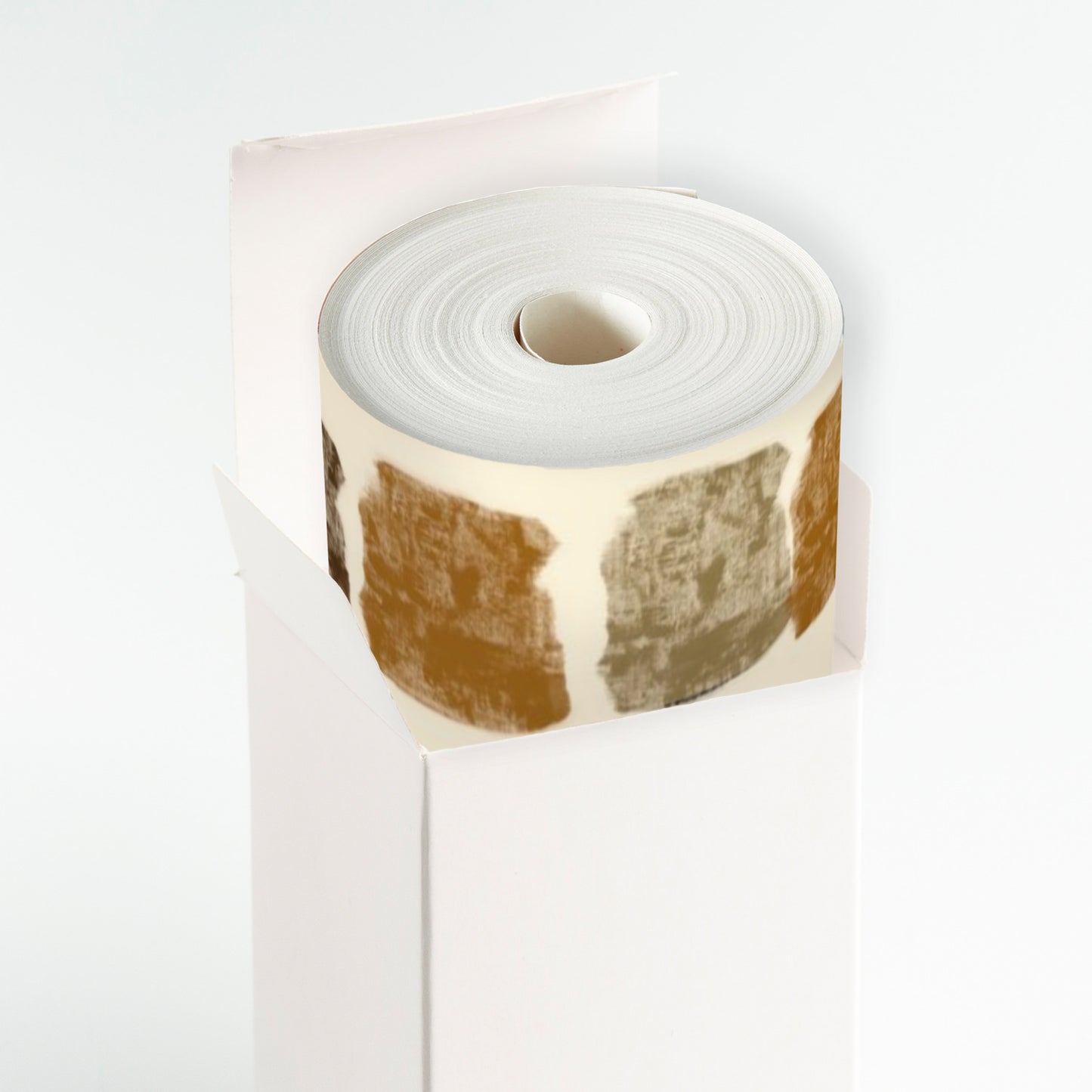 Blots of Browns Peel and Stick Wallpaper Roll