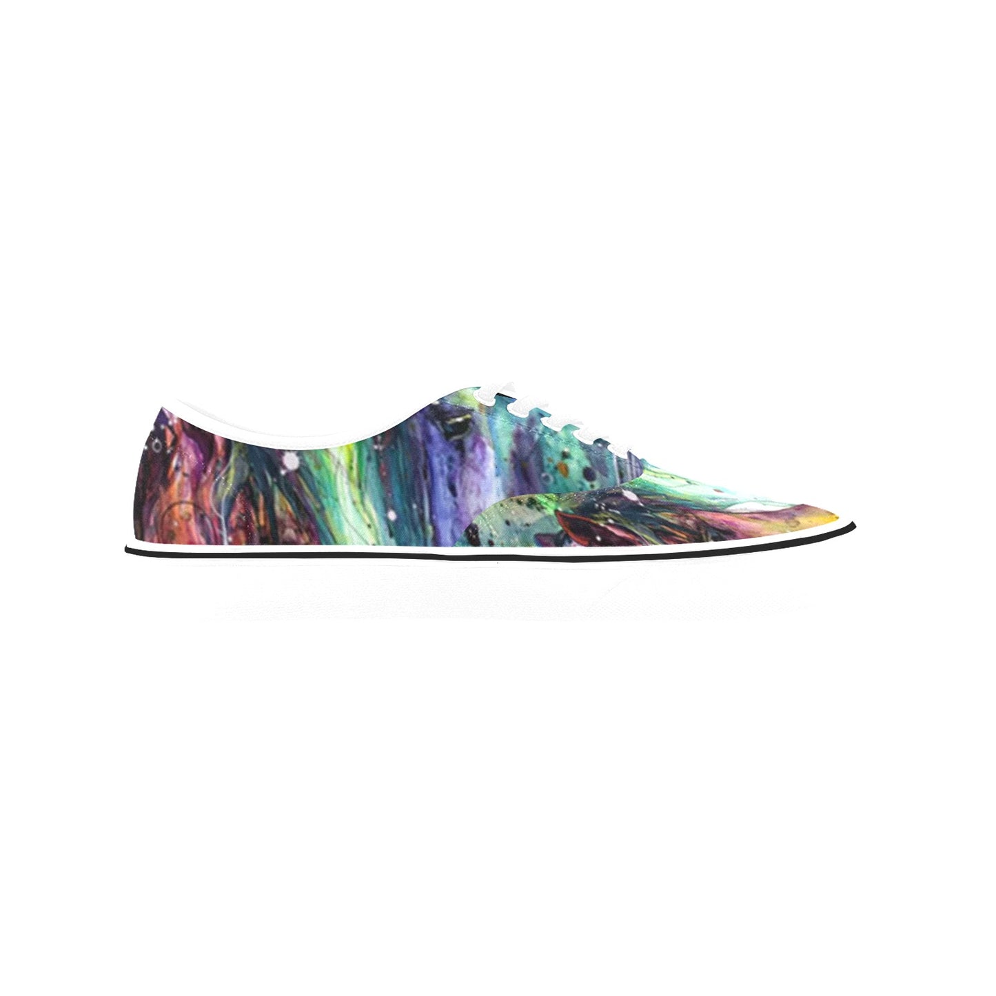 Unisex Classic Canvas Low Top Shoe mixed art