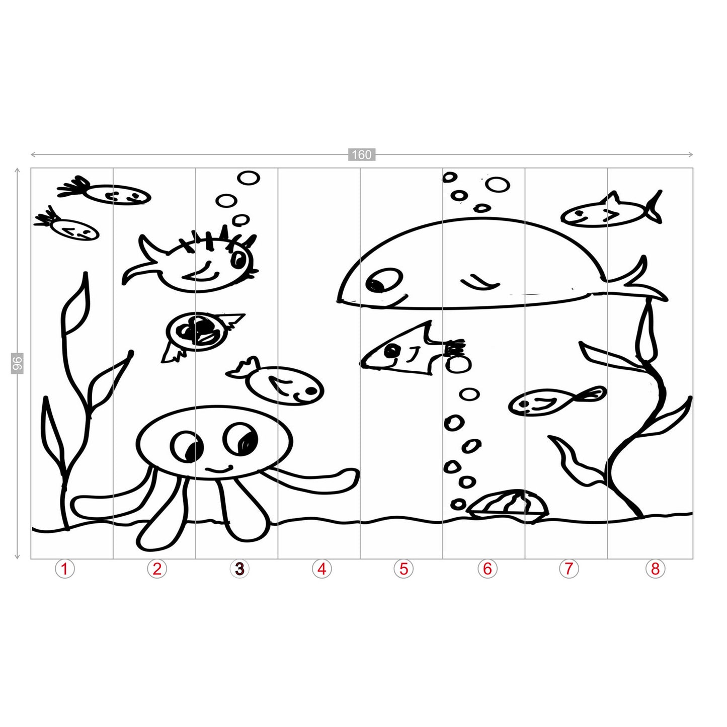 Color my Walls Baby Ocean Wall Murals