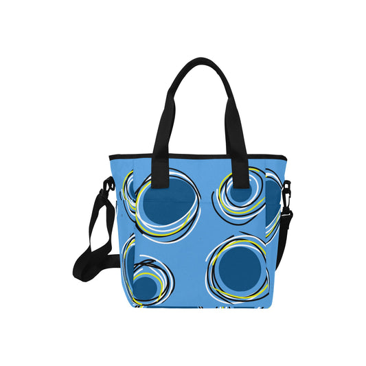 Swirls Tote Bag with Shoulder Strap