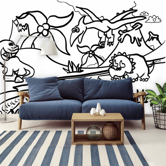 Color my walls Dinosaurs 96x140 Wall Murals